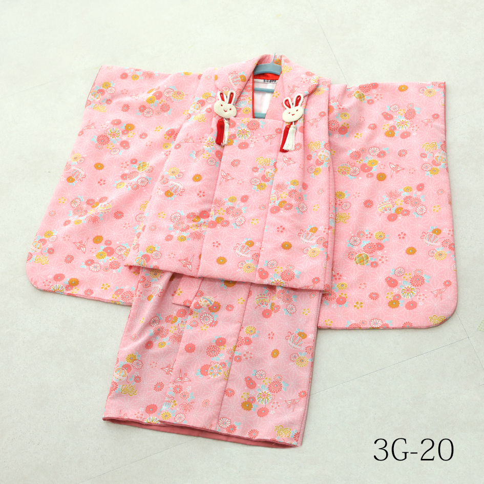 3歳女の子の着物の画像